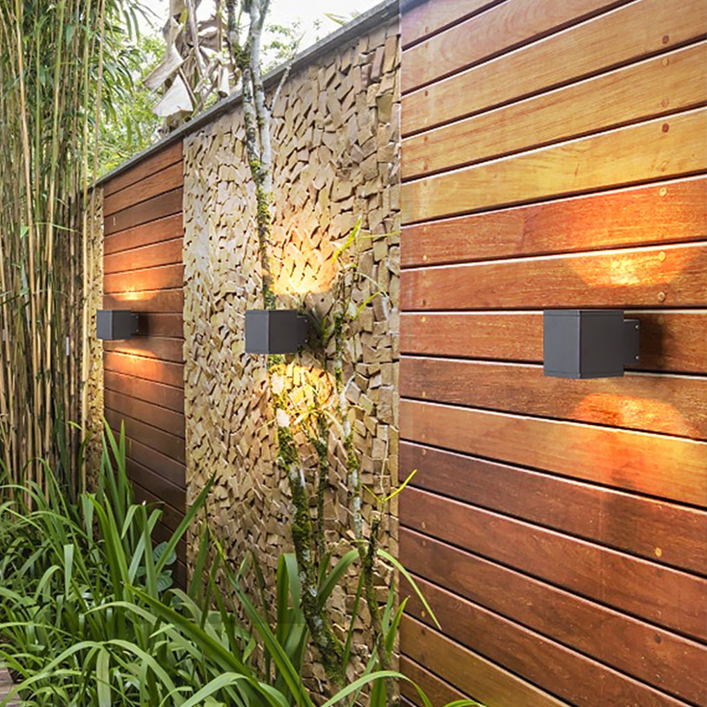Modern Minimalist Outdoor Led Waterproof Exterior Wall Light For Courtyard Fence