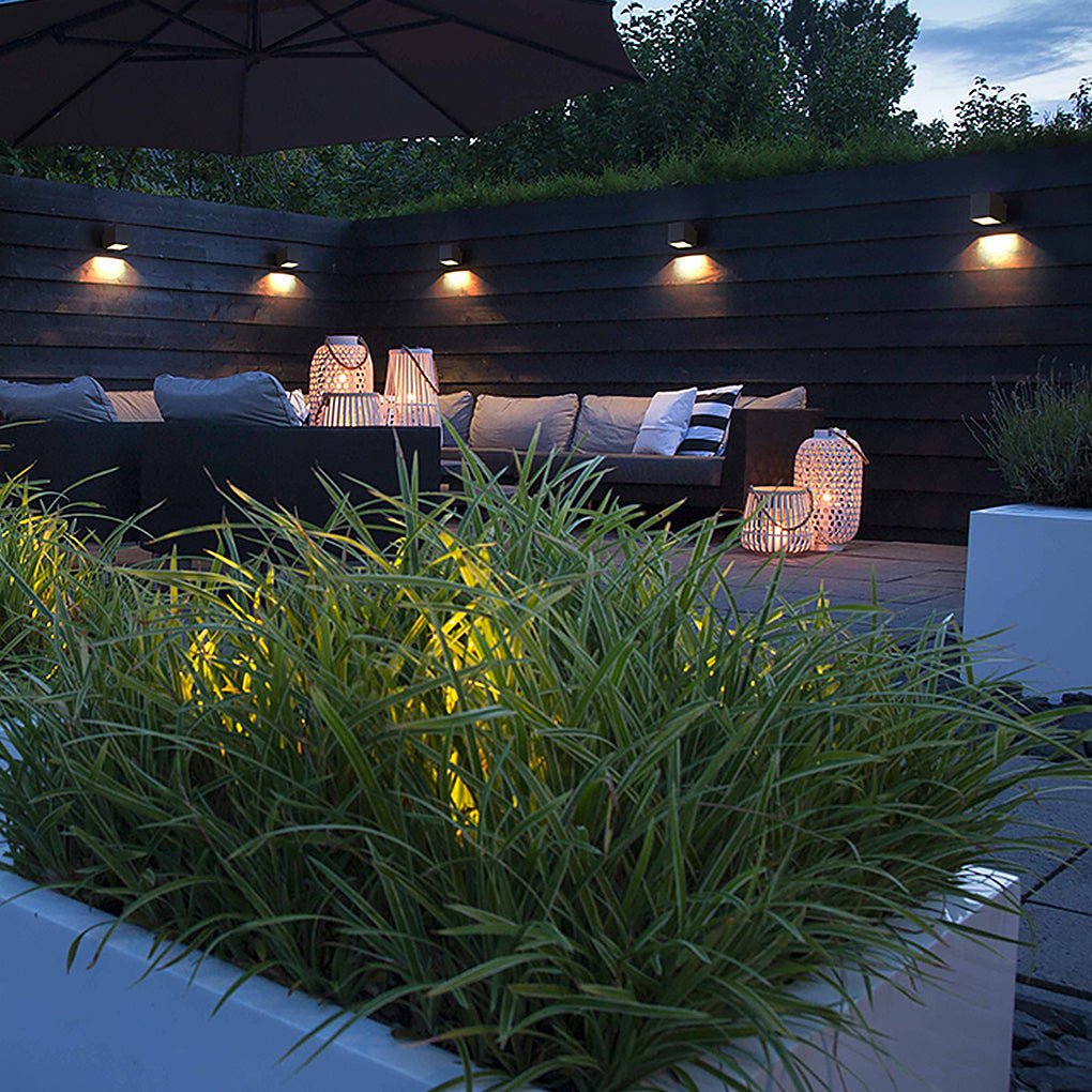 Modern Minimalist Outdoor Led Waterproof Exterior Wall Light For Courtyard Fence