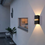 Modern Minimalist Outdoor Led Waterproof Wall Light For Villa Balcony Aisle Lighting