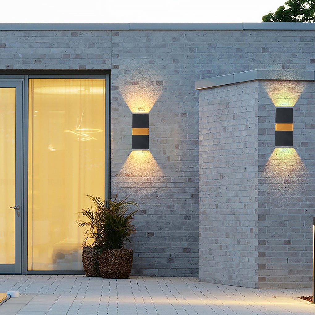 Modern Minimalist Outdoor Led Waterproof Wall Light For Villa Balcony Aisle Lighting