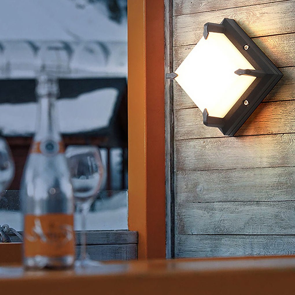 Modern Minimalist Outdoor Waterproof Led Wall Light For Patio Balcony Garden