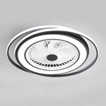 Modern Minimalist Stepless Dimming Invisible Ceiling Fan Light For Bedroom