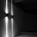 LED Outdoor Wall Washer with Up and Down Illumination, Die-Cast Aluminum, IP65 Waterproof