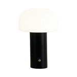 Mushroom Table Lamp with Iron Base and Rotomolded Shade