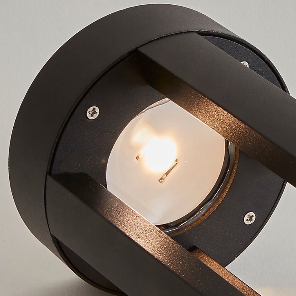 Modern Circular LED Bollard Light for Pathways & Gardens