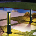Modern Circular LED Bollard Light for Pathways & Gardens