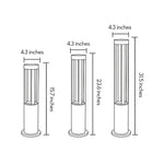 Modern Circular LED Bollard Light for Pathways & Gardens