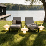 Modern Outdoor Floor Lamp with LED Landscape Lighting, Waterproof for Patio & Garden