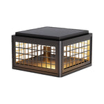 Modern Outdoor Pillar Lights Waterproof Aluminum Garden Post Lighting