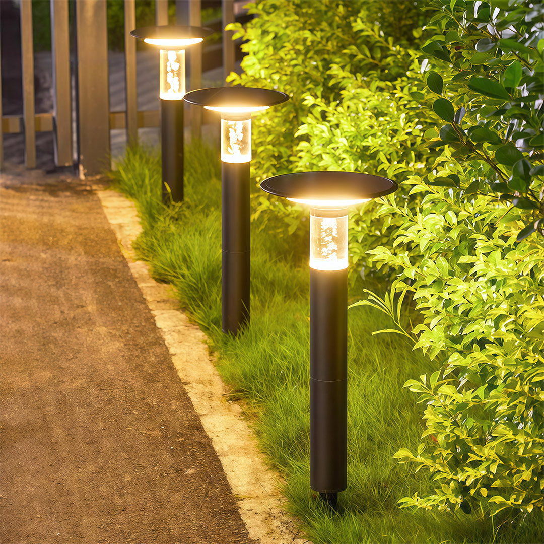 Solar Path Lights with Dual Color Temperature for Garden Walkways