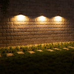 Luma Geometric Outdoor Wall Sconce with Warm LED Illumination