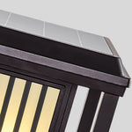 Modern Square Outdoor Pillar Lights for Courtyards and Villas