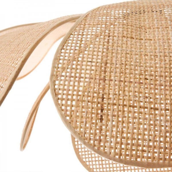 Retro Floral Rattan Pendant Lamp