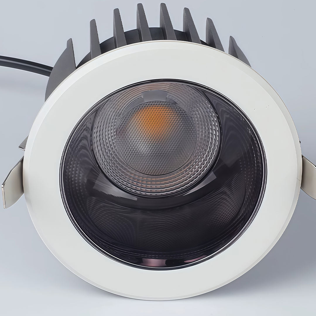 Modern Recessed LED Ceiling Spotlights, Set of 2, IP44 Waterproof Aluminum