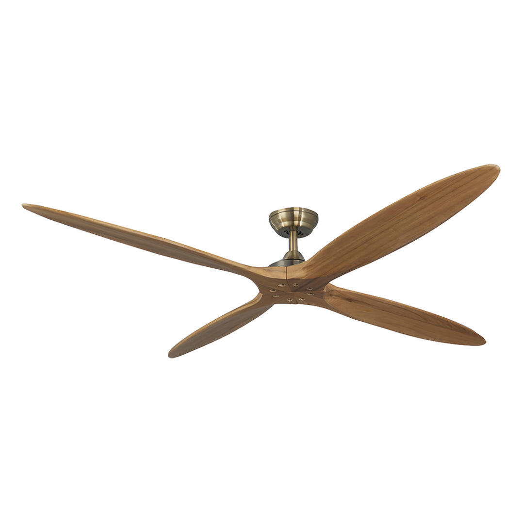 Aria 60" Modern Wood Ceiling Fan with Remote, Bronze Finish