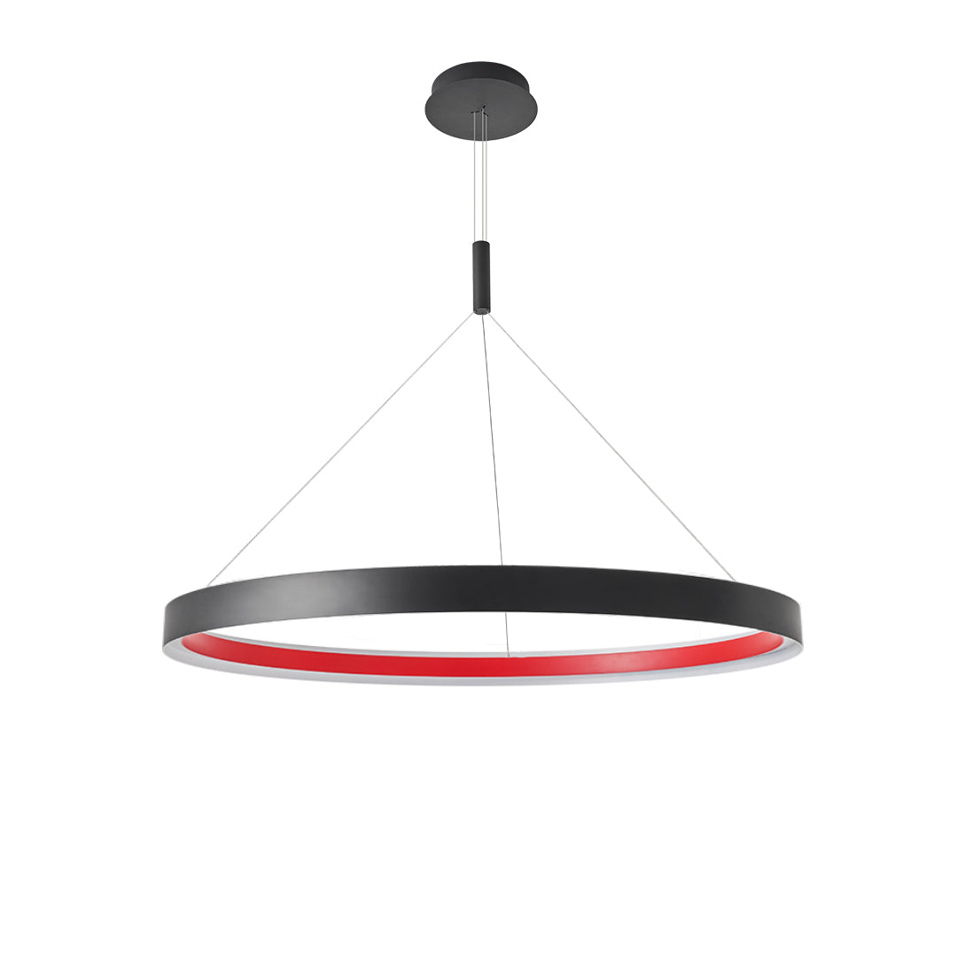 Lumina Ring Chandelier – Modern Minimalist LED Ceiling Light