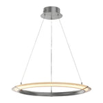 Aurelia Modern Round LED Chandelier – Designer Ceiling Light in Copper, Nickel, or Black