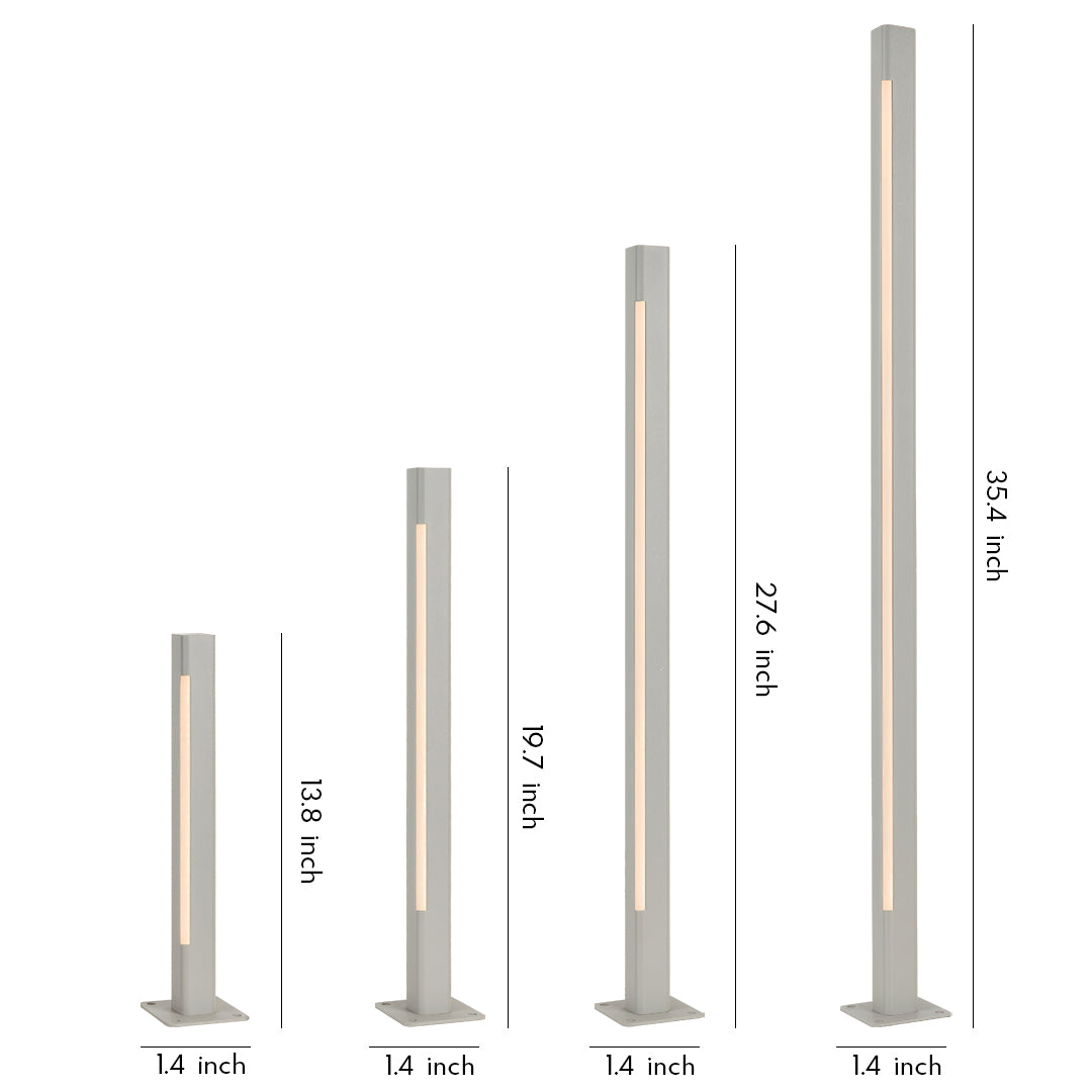 Modern LED Bollard Lights for Courtyard & Pathway – IP65 Waterproof