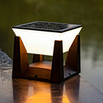 Solar-Powered LED Bollard Light for Modern Landscape Illumination