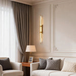 Modern Linear LED Wall Sconce in Black, Gold, or Copper