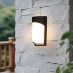 Minimalist Nordic Outdoor Wall Sconce with Warm Ambient LED Light