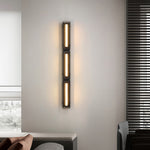 Modular Linear LED Wall Sconce in Matte Black