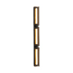 Modular Linear LED Wall Sconce in Matte Black