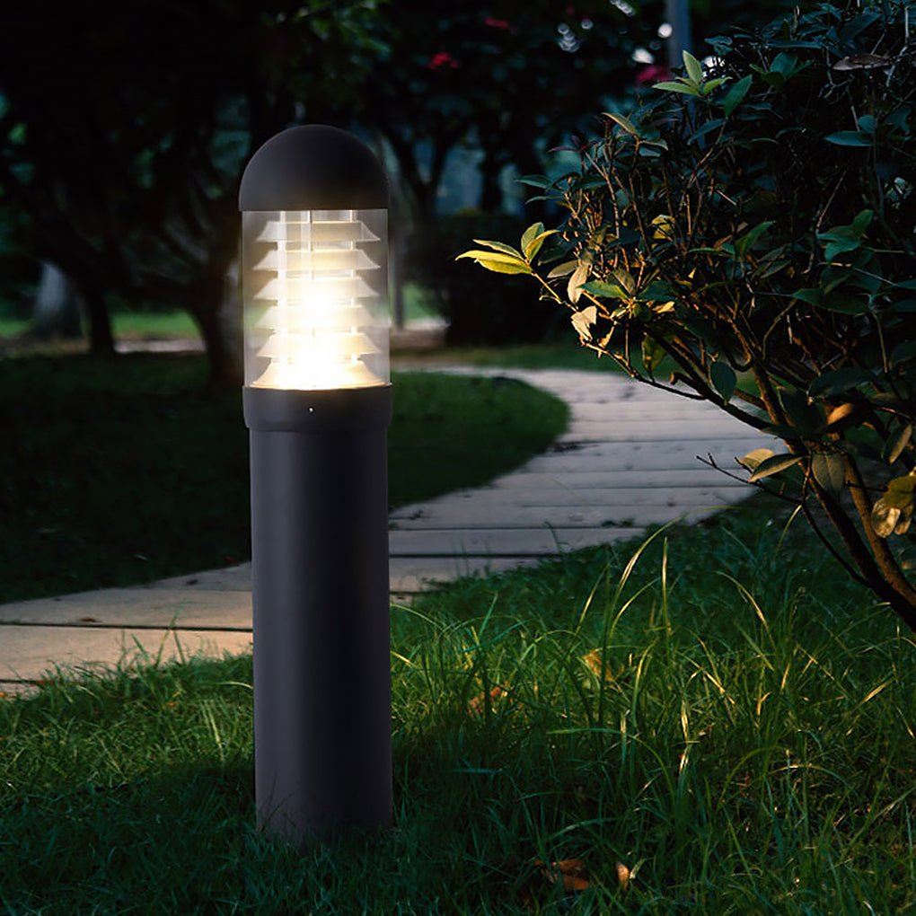 Aluminum Outdoor Pathway Bollard Light for Villa Garden, IP54 Waterproof