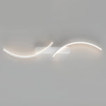 Sculptural S-Shape LED Wall Sconce with Three Color Temperatures