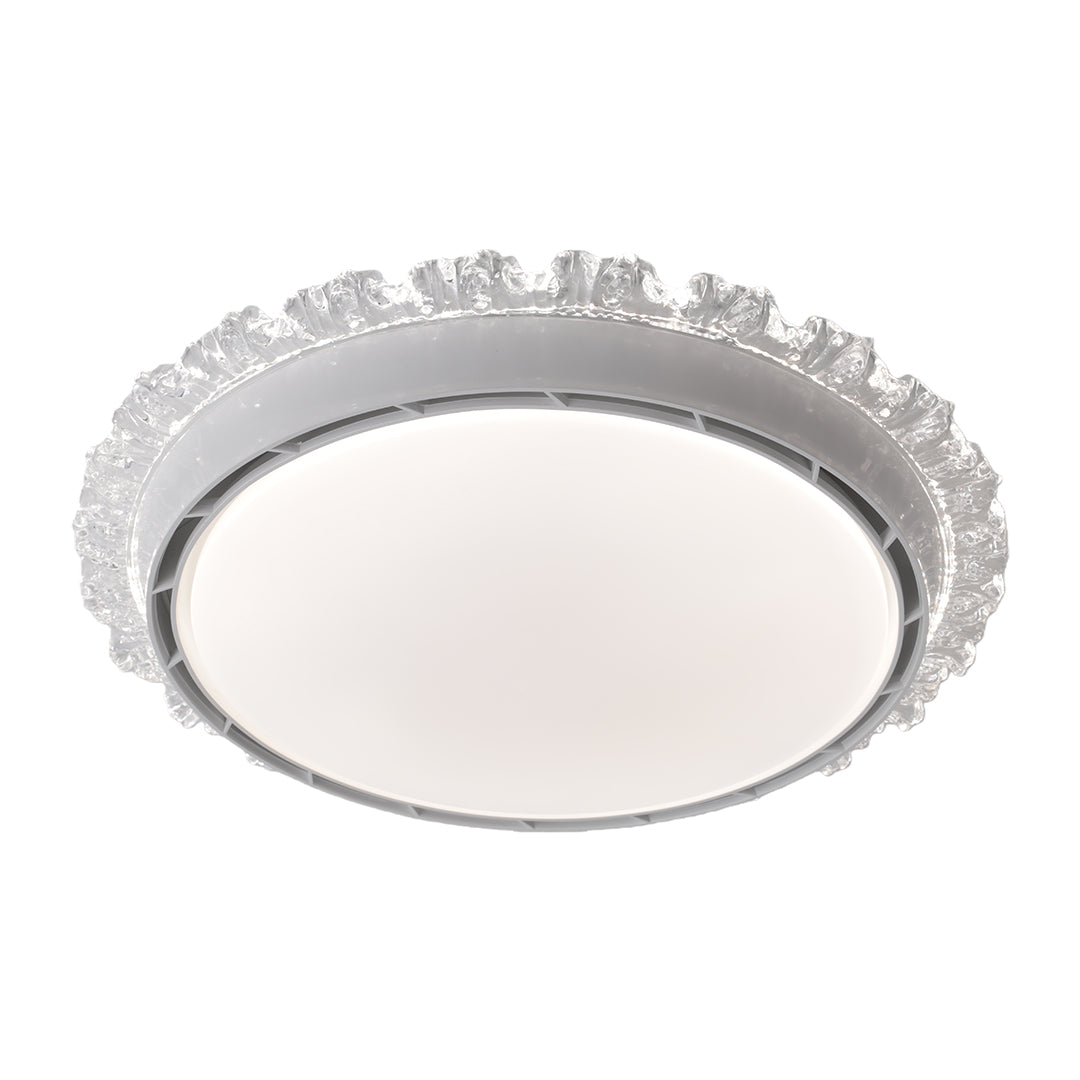 Minimalist Bladeless Ceiling Fan with Dimmable LED Light