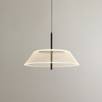 Spectrum Clear Glass Pendant Light for Kitchen Island, Modern LED Hanging Lamp