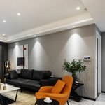 Recessed Adjustable Downlight with Anti-Glare LED, Modern Minimalist Ceiling Light