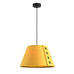 Blue Felt Pendant Light with Acoustic Design for Modern Interiors