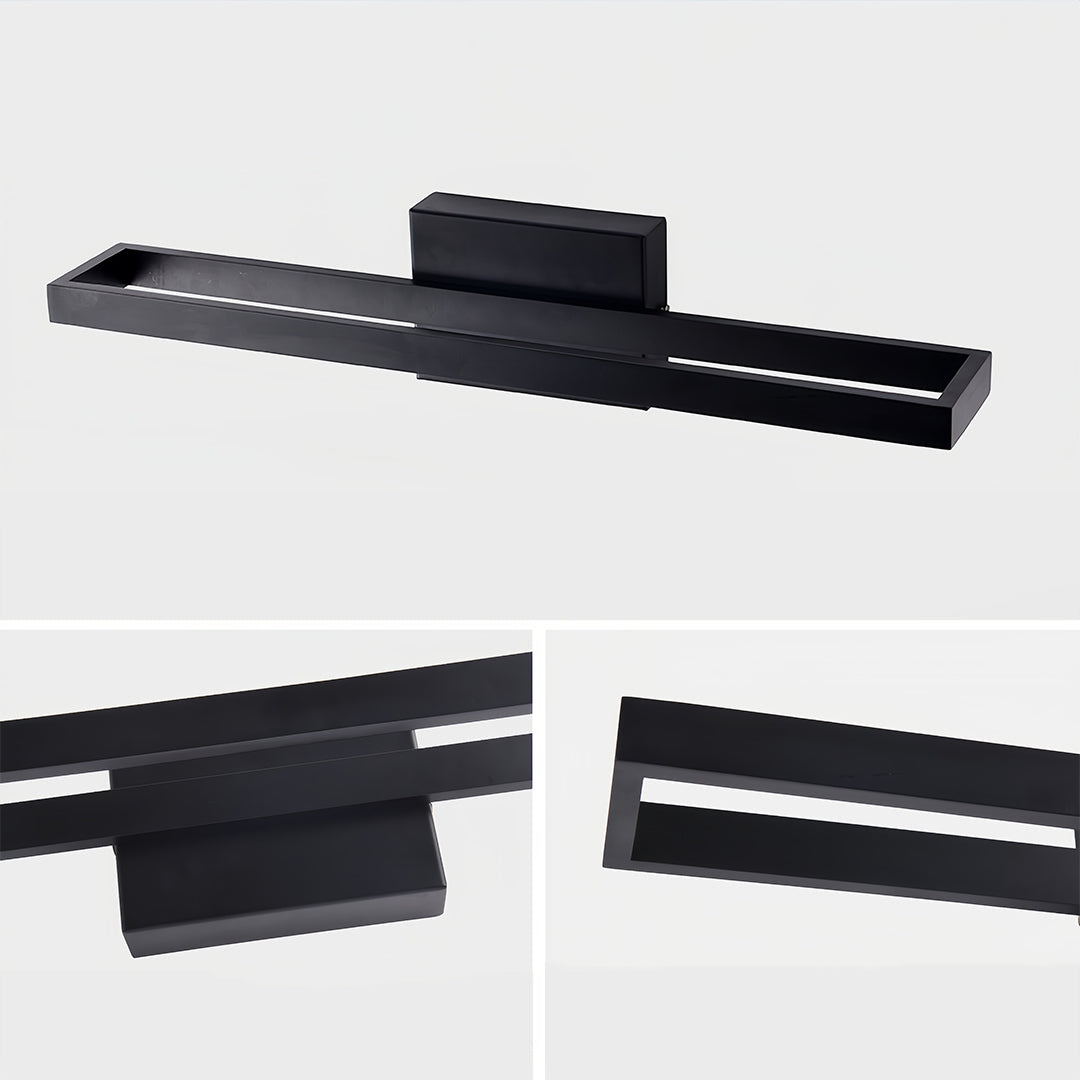 Modern Black LED Vanity Light Bar for Bathroom and Art Display