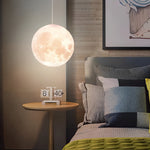 Lunar Sphere Pendant Light — Modern Moon-Inspired Ceiling Lamp