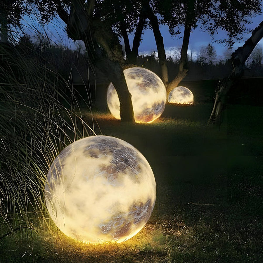 Lunar Glow Waterproof LED Landscape Light for Modern Gardens
