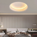Moon Like Plaster Led Embedded Wall Light Anti Glare For Background Wall