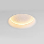 Moon Like Plaster Led Embedded Wall Light Anti Glare For Background Wall