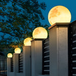 Lunar Glow Solar Post Cap Light for Modern Outdoor Spaces