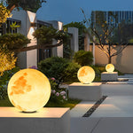 Lunar Glow Outdoor Pier-Mount Post Light – Modern LED Pillar Lamp for Courtyard & Garden