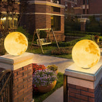Lunar Glow Outdoor Pier-Mount Post Light – Modern LED Pillar Lamp for Courtyard & Garden