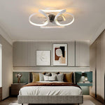 Modern Flower LED Ceiling Fan Light with Remote Control