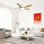 Aurelia 5-Blade LED Ceiling Fan with Full-Spectrum Light