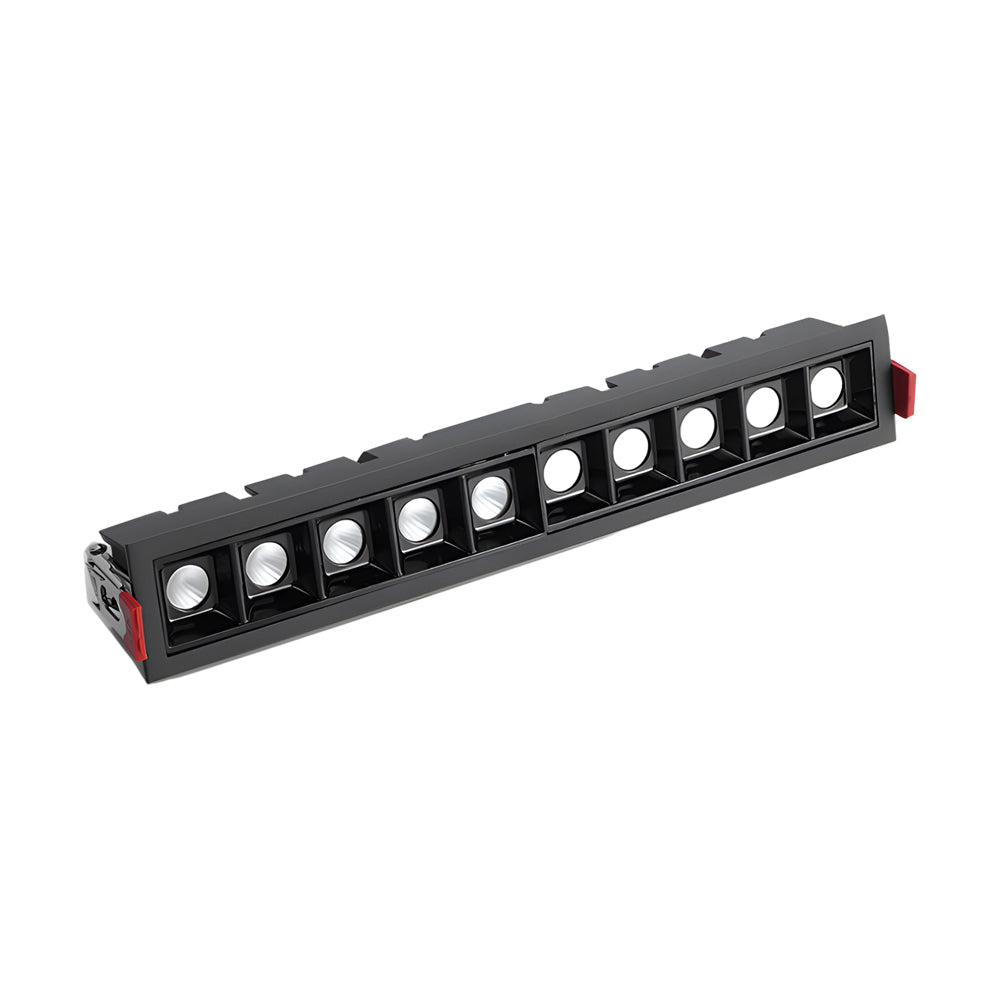 Linear Recessed LED Ceiling Spotlights, Modern Minimalist Architectural Lighting