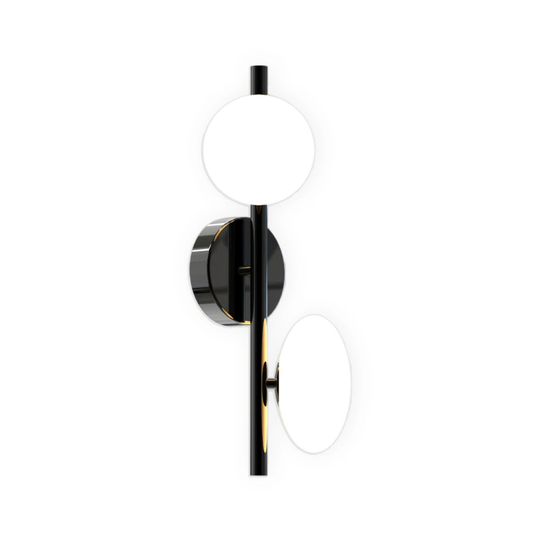 Nordic Glass Wall Sconce with Adjustable LED Light, 2 or 3 Heads