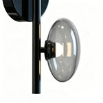 Nordic Glass Wall Sconce with Adjustable LED Light, 2 or 3 Heads