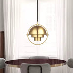 Creative Metal Ring Multi Layer Pendant Light