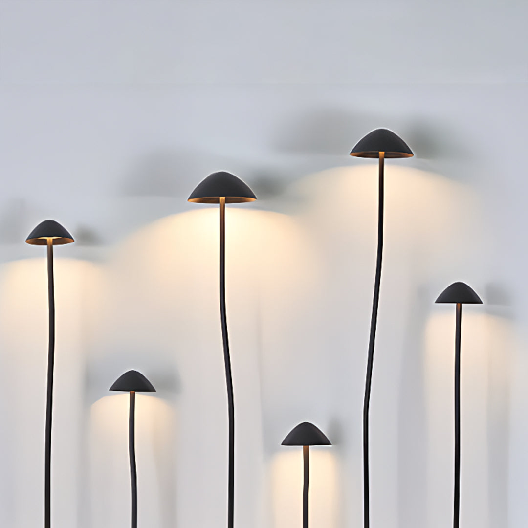 Mushroom Garden Lights Modern LED Landscape Lighting Set