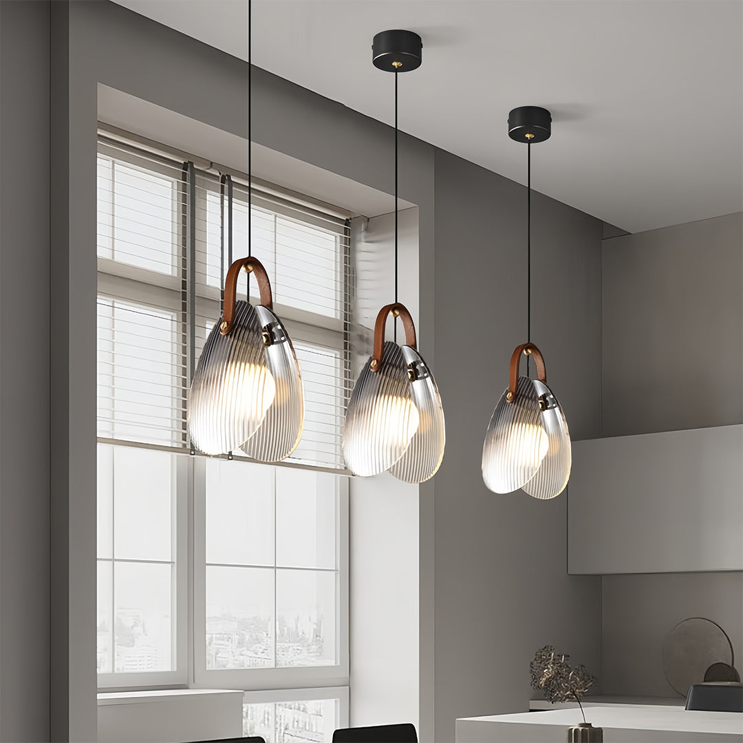 Lumière Pearl Glass Pendant Light – Nordic LED Hanging Lamp