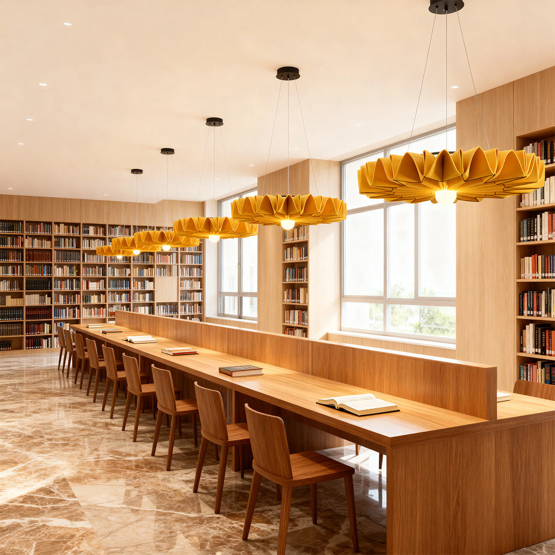 Acoustic Felt Chandelier with Adjustable Drop for Modern Interiors